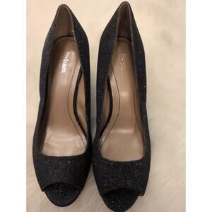 Style & CO. Cecelia Peep Toe Wedge Pumps, Size 6 Ink Style